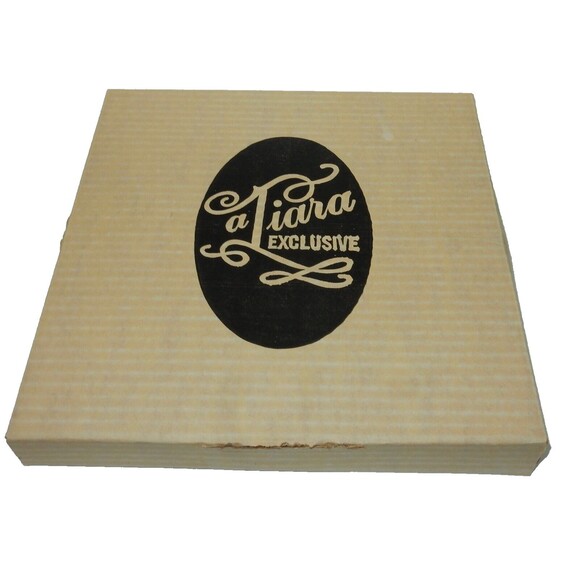 Tiara Exclusive Amber Glass Platter Relish Plate & Egg Serving Platters w/Boxes - Picture 11 of 12